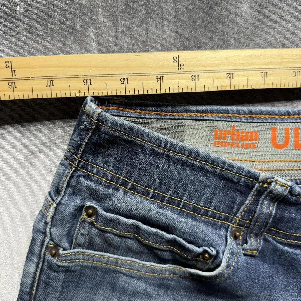 Urban Pipeline UltraFlex Jeans Mens 32x34 Blue Medium Wash Straight Denim Pants